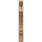 Ekena Millwork 6-in W x 36-in D x 44-in H Balboa Slat Rough Cedar Woodgrain TimberThane Outlooker, Primed Tan OUTUR060X36X44BOA24RCPR - alternate 6